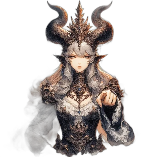 dragon, mask, staff, dress transparent PNG cut-out