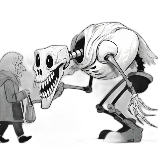 creature, mask, animal, weapon transparent PNG cut-out