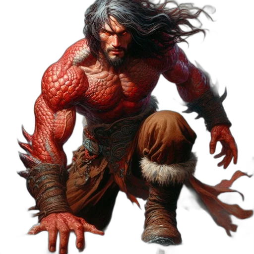 fantasy art, concept art, comic book art, photorealistic transparent PNG cut-out