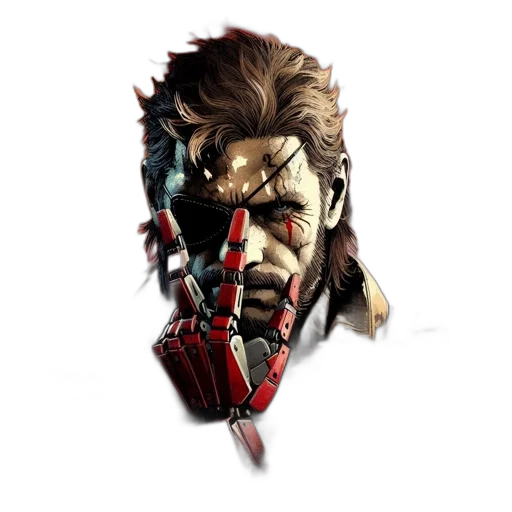 face, mask, weapon, concept art transparent PNG cut-out