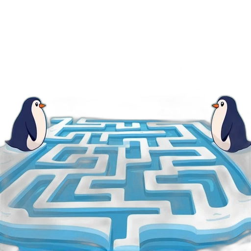 3d render, snow, underwater, fog transparent PNG cut-out