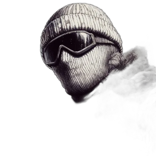 mask, face, hat, jacket transparent PNG cut-out