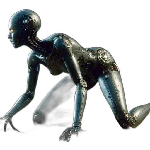 robot, creature, animal, concept art transparent PNG cut-out