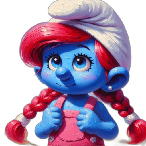 hat, staff, face, creature transparent PNG cut-out
