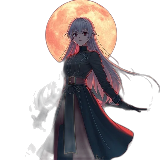 dress, staff, sword, dragon transparent PNG cut-out