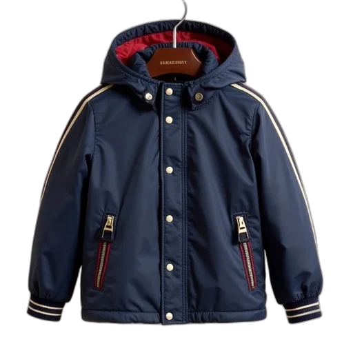 jacket, reissued, striped, navy transparent PNG cut-out