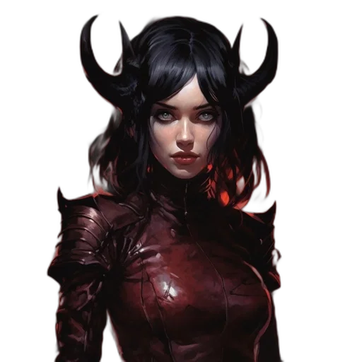 face, comic book art, concept art, fantasy art transparent PNG cut-out