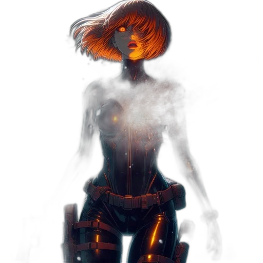 robot, dress, mask, creature transparent PNG cut-out