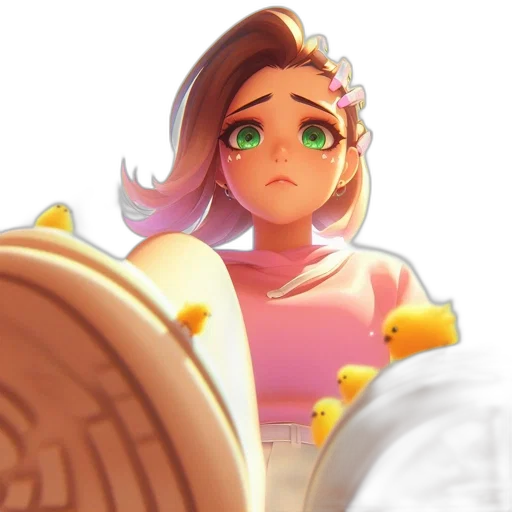 crown, face, dress, staff transparent PNG cut-out