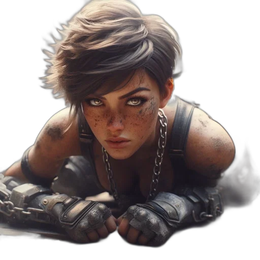 jewelry, face, weapon, creature transparent PNG cut-out