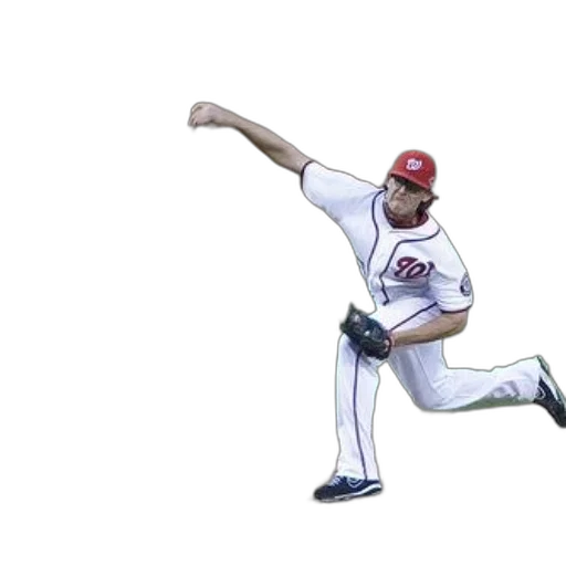 baseball, player, white, uniform transparent PNG cut-out
