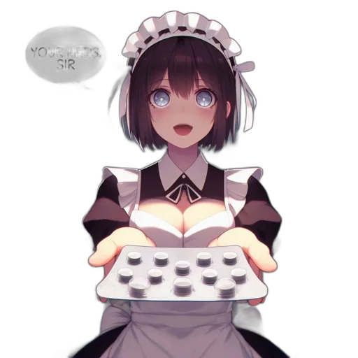 dress, robot, food, hat transparent PNG cut-out