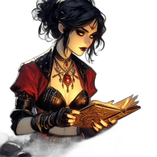 staff, fantasy art, comic book art, concept art transparent PNG cut-out