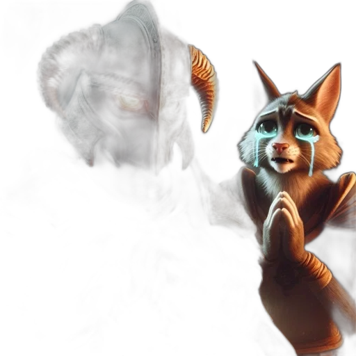 mask, creature, staff, dragon transparent PNG cut-out