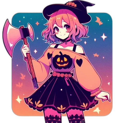 staff, dress, weapon, creature transparent PNG cut-out