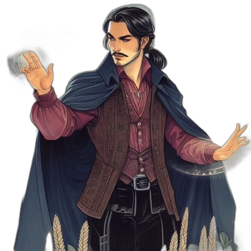 staff, fantasy art, concept art, comic book art transparent PNG cut-out