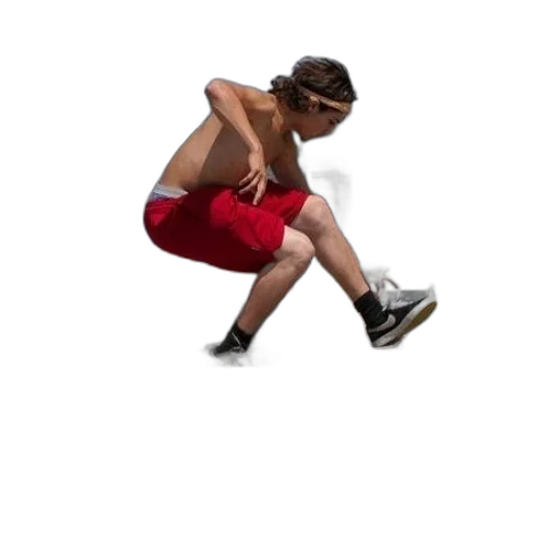 shoes, 3d render, shirtless, boy transparent PNG cut-out