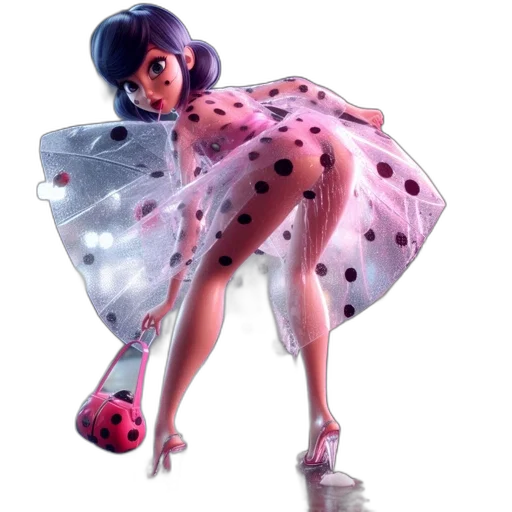 dress, robot, creature, umbrella transparent PNG cut-out