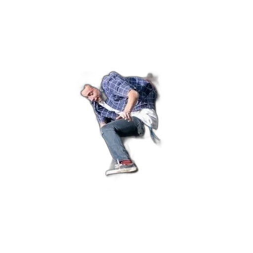 shoes, jacket, staff, creature transparent PNG cut-out