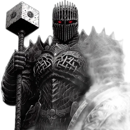 robot, sword, staff, weapon transparent PNG cut-out