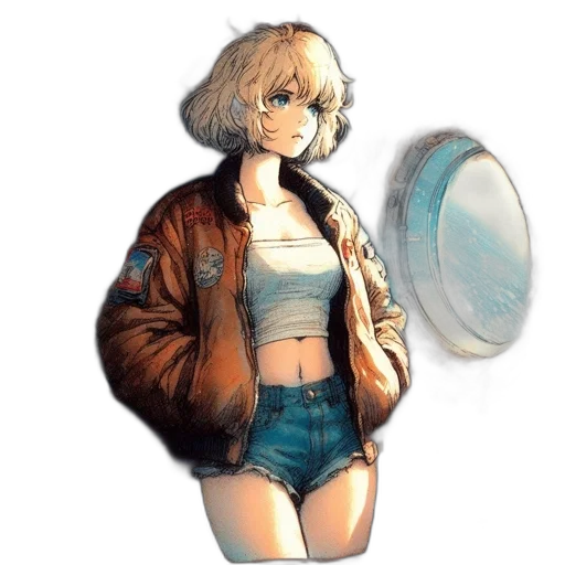 jacket, hat, weapon, mask transparent PNG cut-out