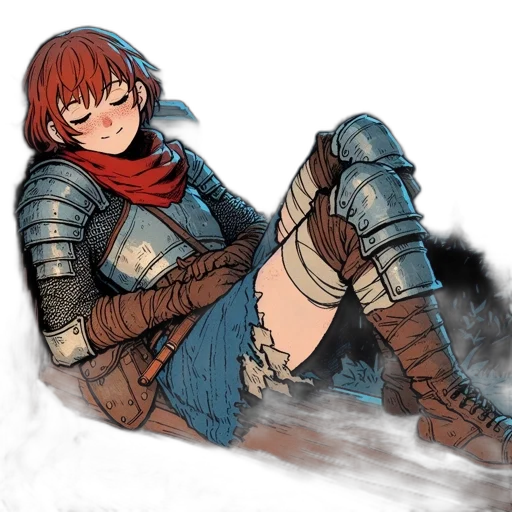 sword, weapon, jacket, fantasy art transparent PNG cut-out