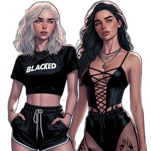 comic book art, concept art, cartoon, fantasy art transparent PNG cut-out