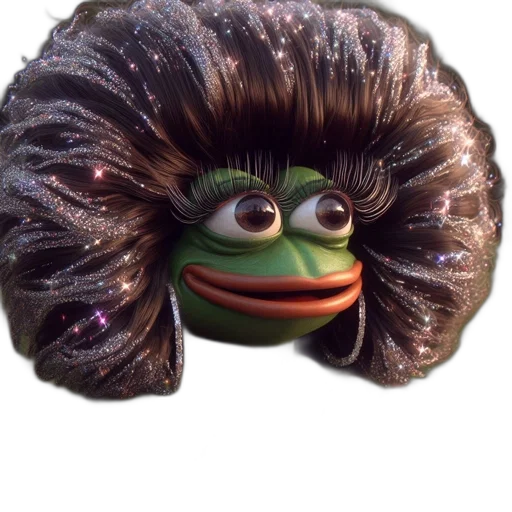 hair, crown, creature, mask transparent PNG cut-out