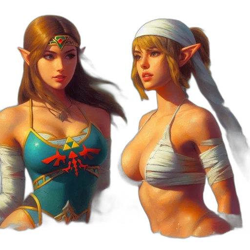fantasy art, concept art, pixel art, 3d render transparent PNG cut-out