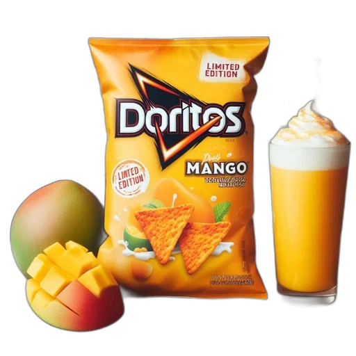 food, vaporwave, monochrome, promotional transparent PNG cut-out