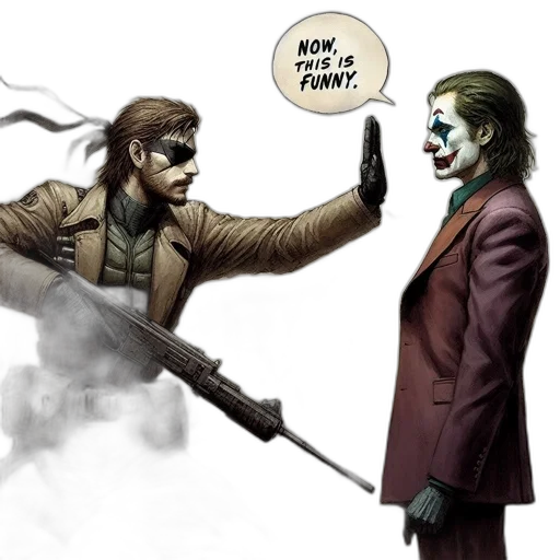 comic book art, concept art, fantasy art, dramatic transparent PNG cut-out