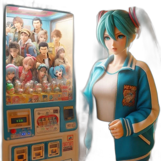 3d render, concept art, anime, beach transparent PNG cut-out