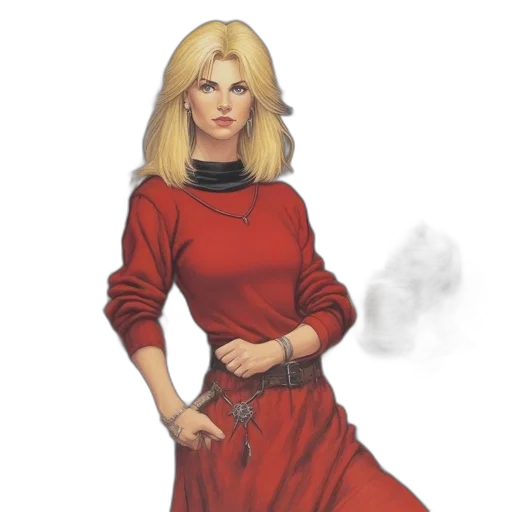 dress, staff, weapon, jacket transparent PNG cut-out