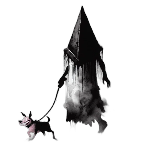 creature, animal, staff, umbrella transparent PNG cut-out