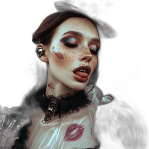 face, robot, mask, creature transparent PNG cut-out