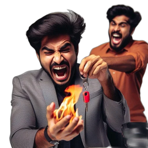 concept art, photorealistic, fire, two transparent PNG cut-out