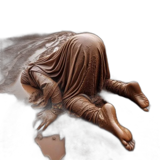 creature, mask, shoes, dress transparent PNG cut-out