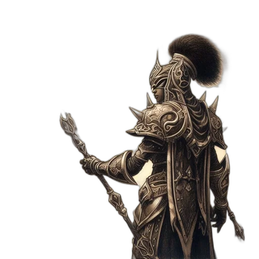 staff, sword, mask, dragon transparent PNG cut-out