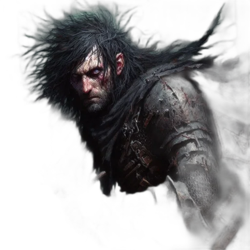 face, creature, concept art, fantasy art transparent PNG cut-out