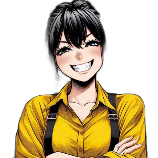 staff, face, anime, cartoon transparent PNG cut-out