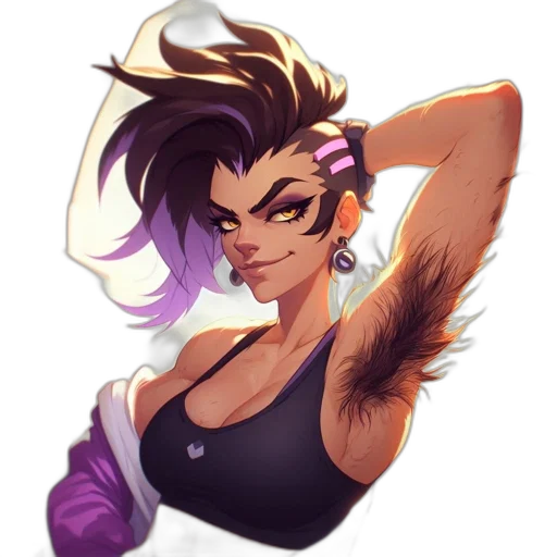staff, hair, concept art, fantasy art transparent PNG cut-out