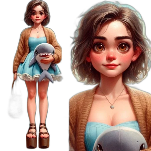 dress, creature, concept art, fantasy art transparent PNG cut-out
