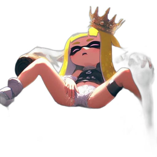 crown, weapon, staff, creature transparent PNG cut-out
