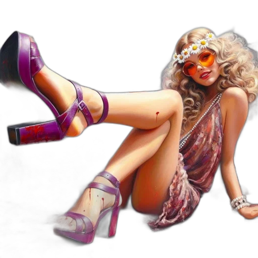 shoes, dress, photorealistic, concept art transparent PNG cut-out