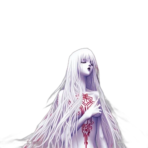hair, dress, creature, robot transparent PNG cut-out