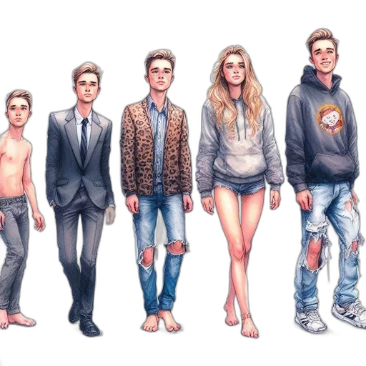 jacket, concept art, comic book art, cartoon transparent PNG cut-out