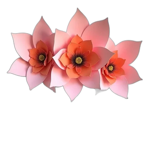 flower, crown, jewelry, 3d render transparent PNG cut-out