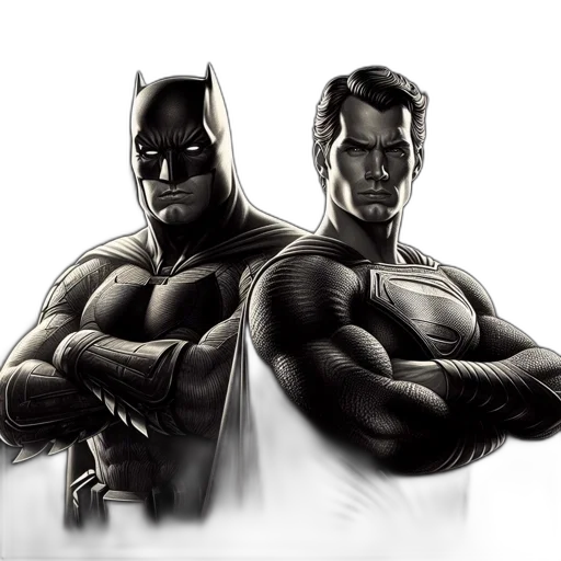comic book art, concept art, cartoon, fantasy art transparent PNG cut-out