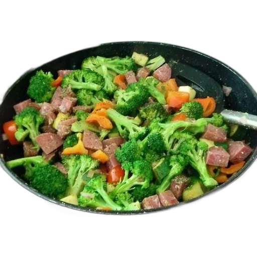 food, photorealistic, stir, fry transparent PNG cut-out
