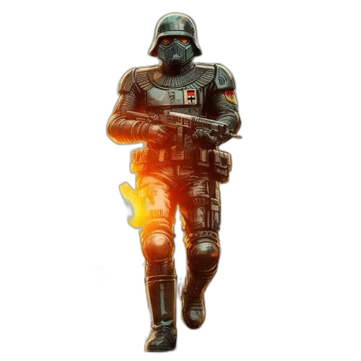 weapon, robot, staff, concept art transparent PNG cut-out